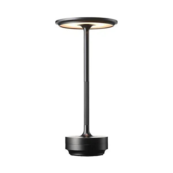 Rechargeable LED Table Lamp Touch Control 4 Brightness Levels Waterproof IP66 Metal Portable Battery Operated for Bedroom Living Room
