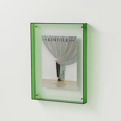 Clear Acrylic Photo Frame with Stand | Double-Sided Desktop Display for Pictures & Postcards | Freestanding Picture Holder