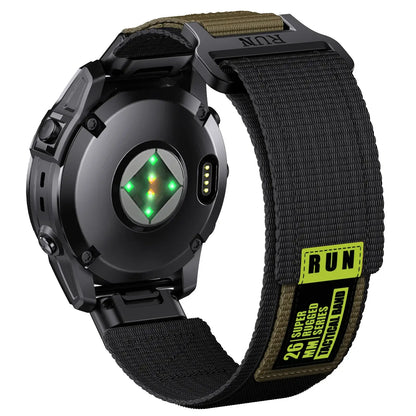 Woven Nylon Watch Band for Smartwatches – Quick-Release Strap with Adjustable Closure, Breathable Sport Band for Fitness & Everyday Wear