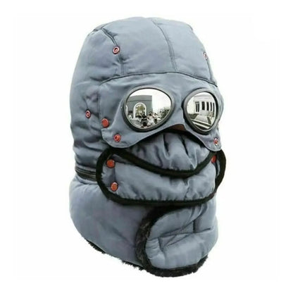 Bonnet thermique avec protection faciale coupe-vent