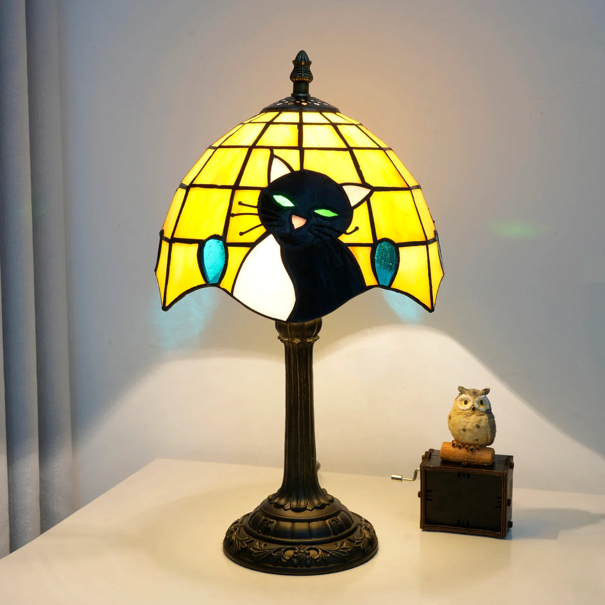 MystiCat™ Tiffany Lamp