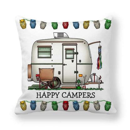 CAMPERLIVA – Housse de coussin de camping hibou pour une décoration extérieure douillette