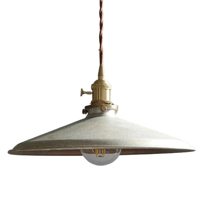 Iron Overhead Fixture 14-Inch Shade Blue Adjustable Drop Height E27 Socket Dining Counter Island Task Lighting Modern Vintage Warehouse Farm
