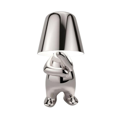 Lampe de bureau LED sans fil avec variateur tactile – Lampe de chevet rechargeable pour chambre à coucher, 23 cm de haut, éclairage d'ambiance portable à lumière chaude avec USB-C