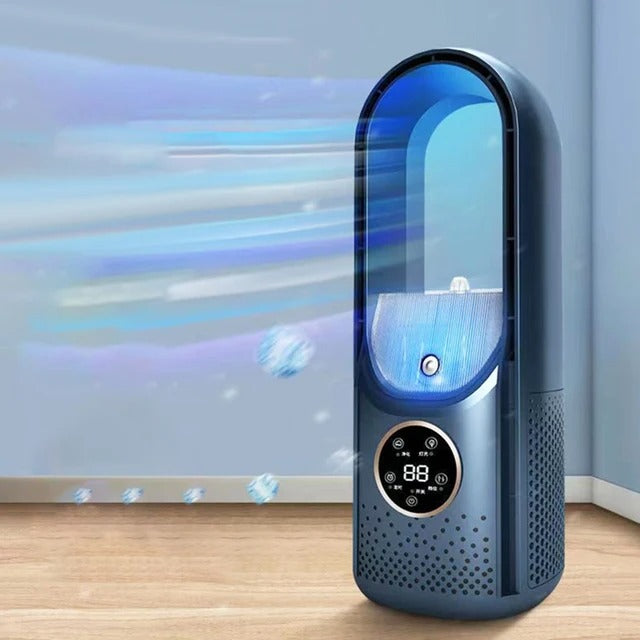 Portable USB Air Cooler Fan with Humidifier & Filter – 6-Speed Personal Desktop Cooling Fan for Home Office Travel Camping – Quiet
