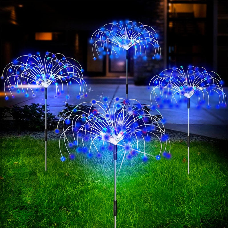 Solar Firework Garden Stake Light with 120 LEDs – Waterproof Outdoor Pathway Accent for Yard, Patio & Pool