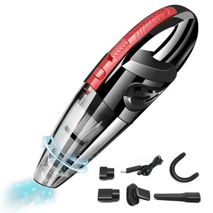 Cordless Handheld Vacuum Cleaner with Cyclonic Suction for Car & Home – Wet Dry Portable Dust Buster 120W Motor 30 Min Runtime