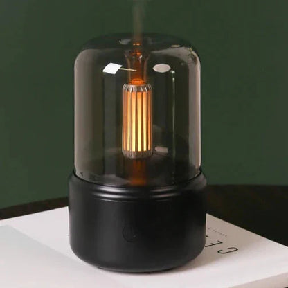 Ultrasonic Aroma Diffuser with Soft Glow Night Light 6 Inches USB Rechargeable Humidifier for Bedroom Nursery Essential Oils Relaxation Slee