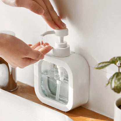 Countertop Liquid Soap Pump Bottle 11 oz Capacity ABS Plastic Modern Nordic Style for Hand Wash Dish Soap Kitchen Bathroom Sink