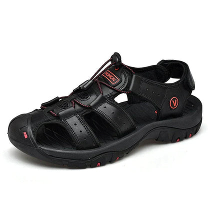 Men's Arch Support Slip-On Sandals – Cushioned Footbed, Anti-Slip Tread for All-Day Walking & Hiking