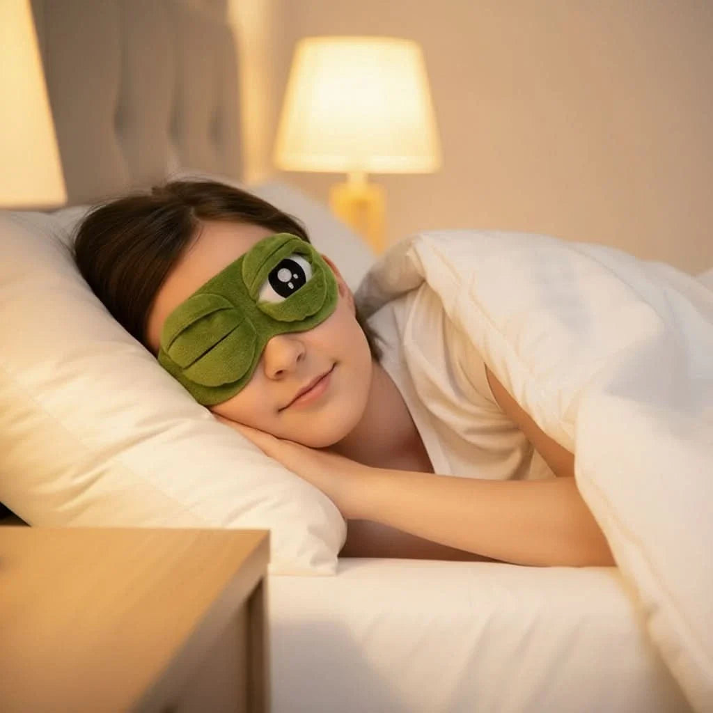 FROGCLOUD – Soft Sleep Eyeshade for Relaxing Travel Naps
