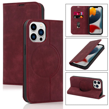 Magnetic Detachable Wallet Case for iPhone with Wireless Charging & Card Slots