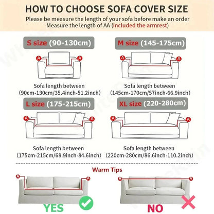 Stretch Sofa Cover Non-Slip Ribbed Jacquard Couch Slipcover Protector for Living Room