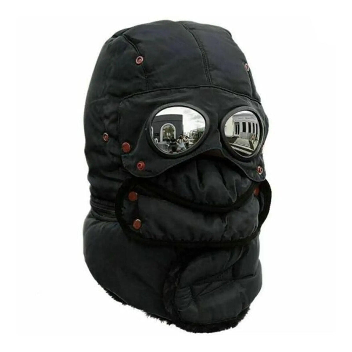Bonnet thermique avec protection faciale coupe-vent