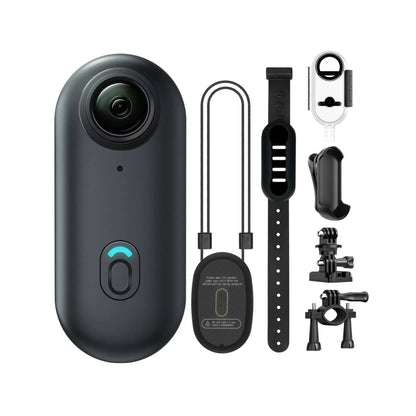 Compact 4K Action Camera with WiFi, Waterproof Housing, Magnetic Clip & 360° Rotating Mount for POV Recording
