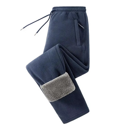 Men's Thermal Fleece Pants – Sherpa-Lined Winter Joggers for Cold Weather, Soft Insulated Sweatpants for Outdoor & Everyday Wear