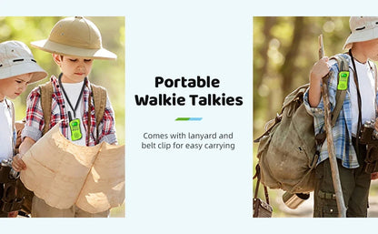 Talkies Aventure | Talkies-walkies pour enfants avec longue portée et lampe torche | Communication rechargeable pour s'amuser en extérieur