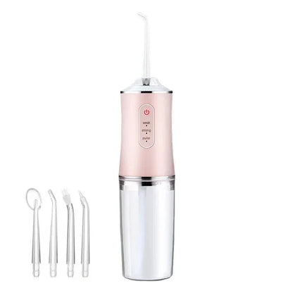 Water Flosser for Travel with Four Replacement Cleaning Heads