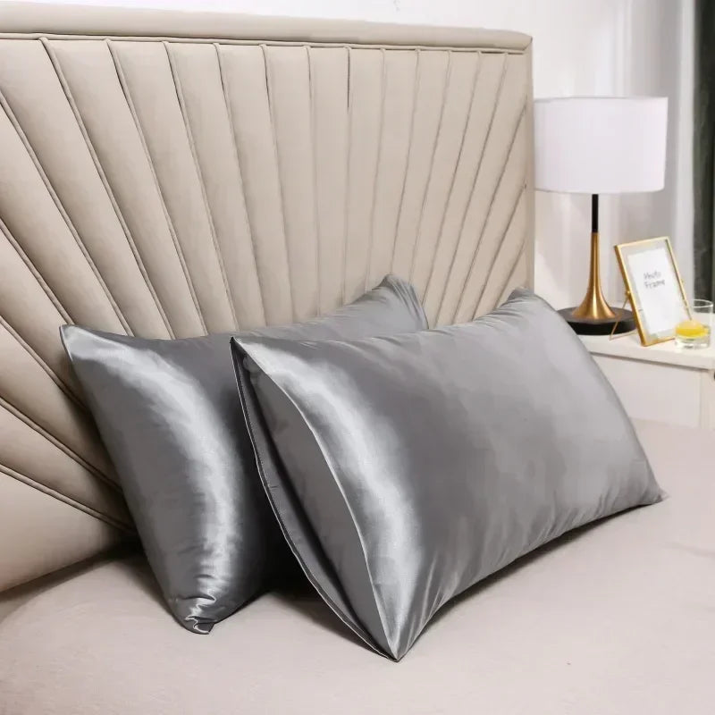 Pure Mulberry Silk Pillowcase 20×28 Inch Gold Standard Pillow Cover for Hair & Skin Care Cooling Breathable Bedroom Sleep Accessory Anti-Fri
