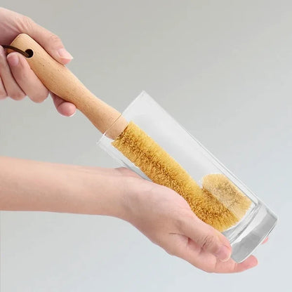 COIRLIVA – Natural Coir Kitchen Cleaning Brush for Deep Scrubbing