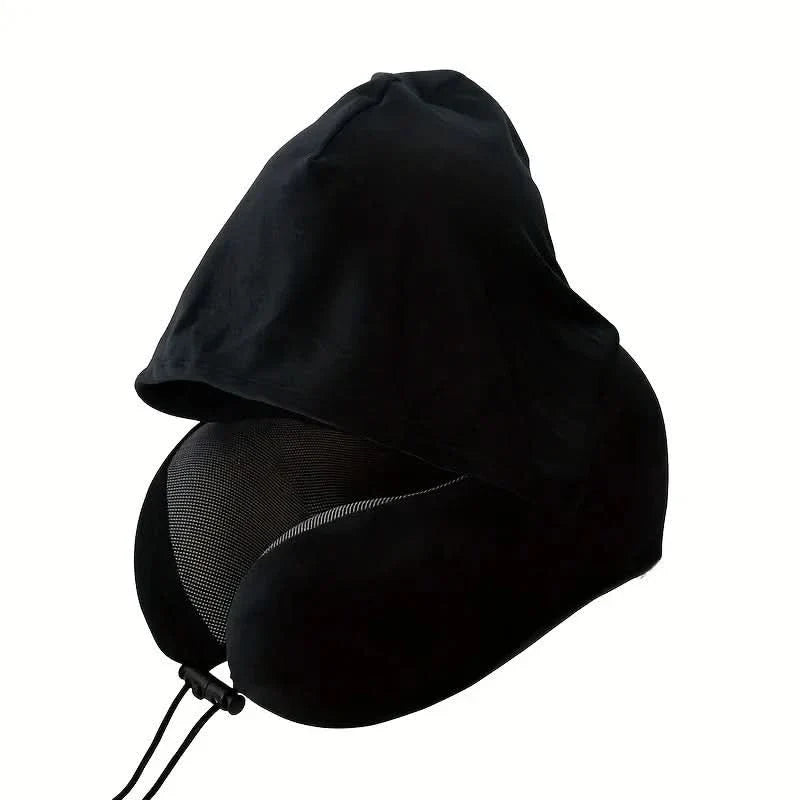 COZYCURVE – U-Shaped Hooded Pillow for Relaxing Comfort