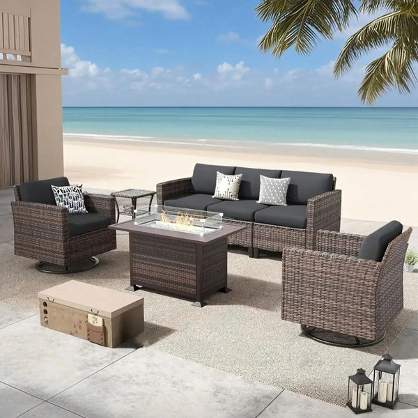 PALMFLOW – Housses de coussin antidérapantes pour la protection des meubles de jardin