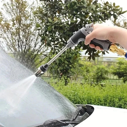 Expandable Garden Hose 3X Length with High-Pressure Spray Gun Nozzle Set Retractable Storage Outdoor Watering System