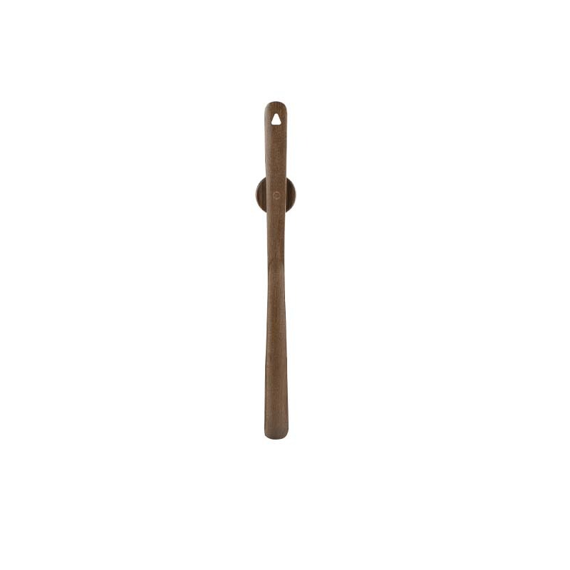 Long-Handle Magnetic Shoehorn with Wall Mount Beech Wood 20-Inch Entryway Shoe Helper for Adults Seniors Easy Storage Hallway Mudroom Closet