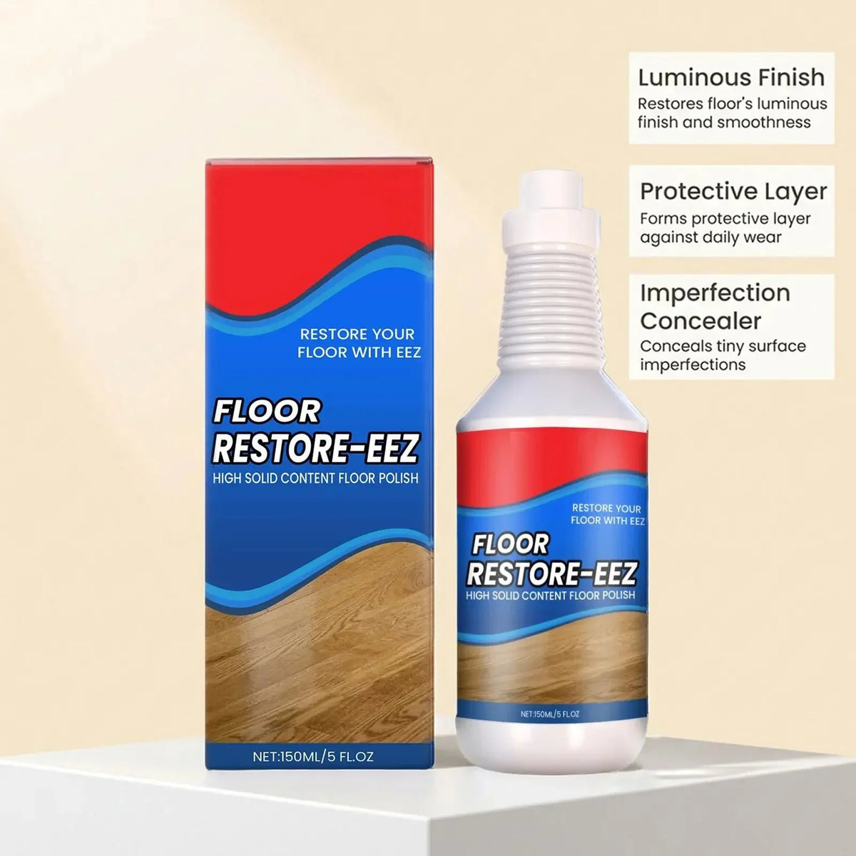 Hardwood Floor Restorer & Scratch Repair Treatment for Wood, Parquet & Laminate Surfaces