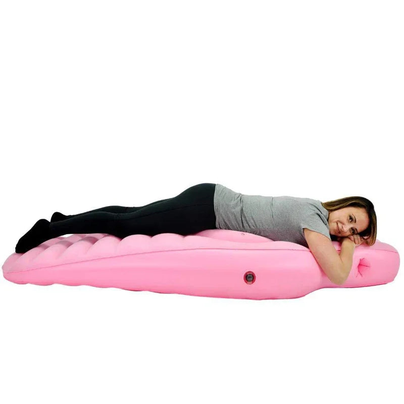 Inflatable Maternity Support Pillow for Pregnancy & Postpartum Relief – Full Body Cushion for Sleep, Yoga & Back Pain