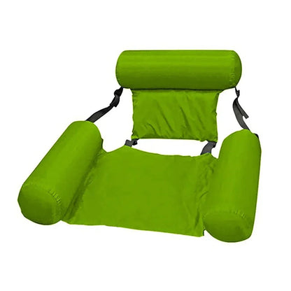 Inflatable Pool Lounger with Backrest – Floating Water Chair for Pool, Lake & Beach