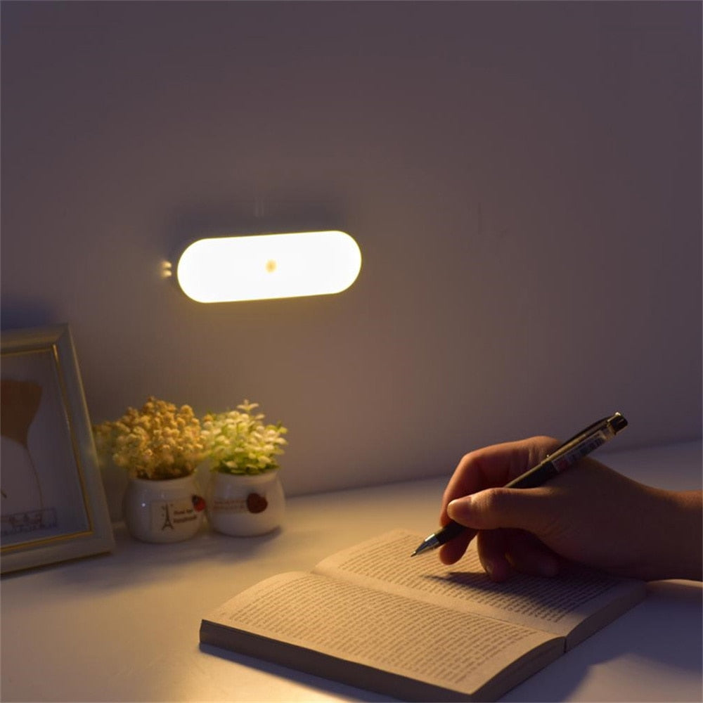 Rechargeable Motion-Activated Under-Cabinet Light Strip – Stick-On LED Puck for Pantry, Wardrobe, Hallway, Night Navigation – USB-Powered