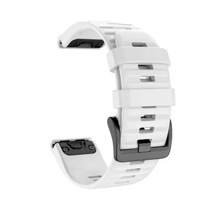 Silicone Smartwatch Band | QuickFit Replacement Strap 20mm 22mm 26mm | Flexible Sport Watch Band for Active Lifestyles