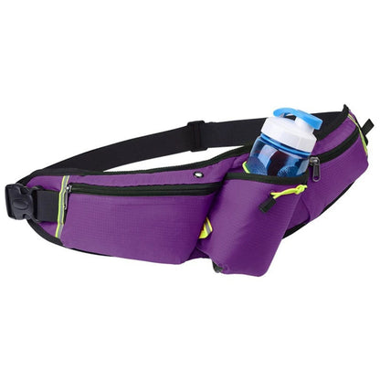 Sac banane d'hydratation pour le jogging, la randonnée et le vélo – Ceinture de course légère et imperméable avec porte-gourde