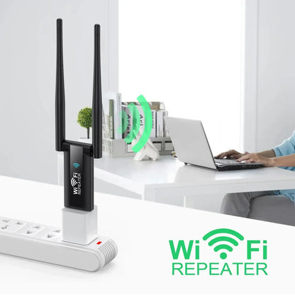 Long Range WiFi Signal Booster and USB Extender for 300Mbps