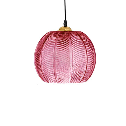 Botanical Glass Pendant Fixture E27 Socket Overhead Lighting for Kitchen Island Dining Table Modern Farmhouse Home Decor