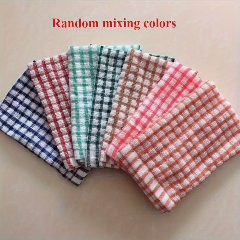 PLAIDCLEAN – Reusable Kitchen Cloth Set Soft Quick Dry