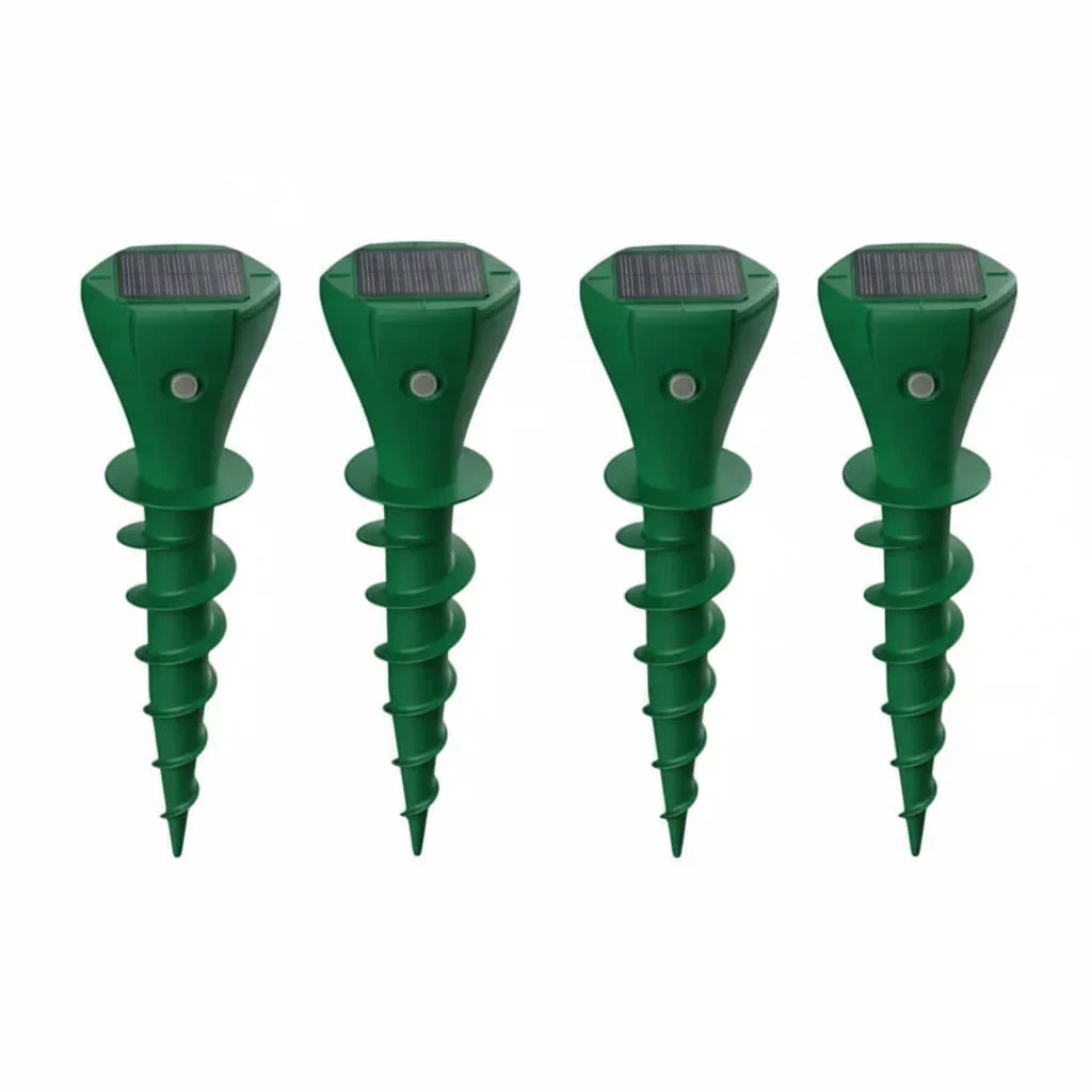 GroundGuard Repeller - Solar Mole Repellent - Garden Style - Silent Protection
