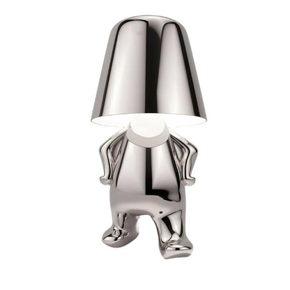 Lampe de bureau LED sans fil avec variateur tactile – Lampe de chevet rechargeable pour chambre à coucher, 23 cm de haut, éclairage d'ambiance portable à lumière chaude avec USB-C