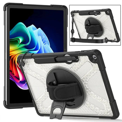 Rotating Protective Case for Microsoft Surface Pro 12 with Hand Strap & Kickstand – Black or Clear