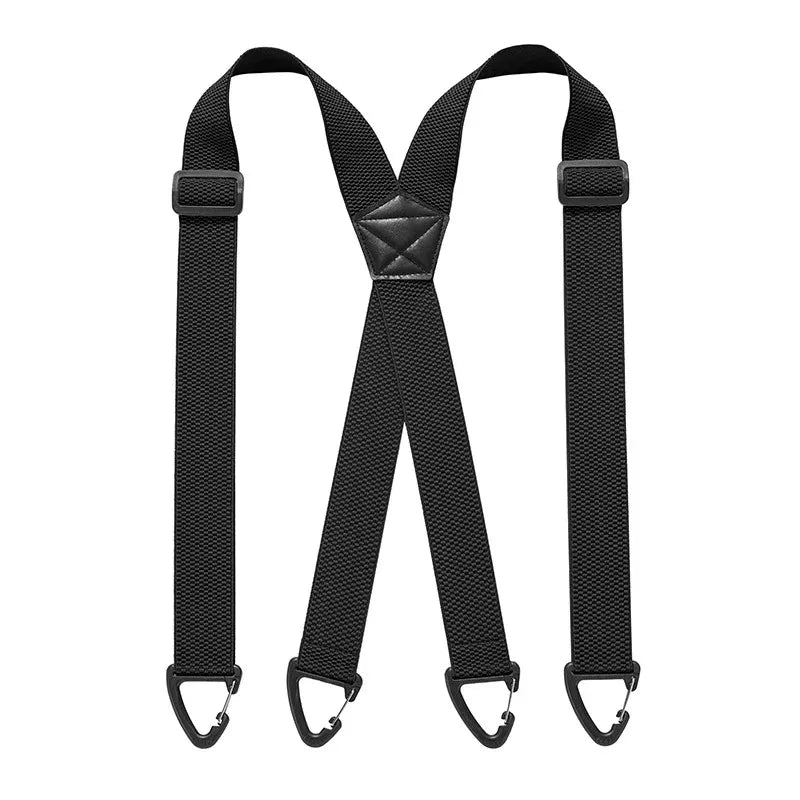 Adjustable Work Suspenders with Metal Clips – X-Back & Y-Back Designs for Men