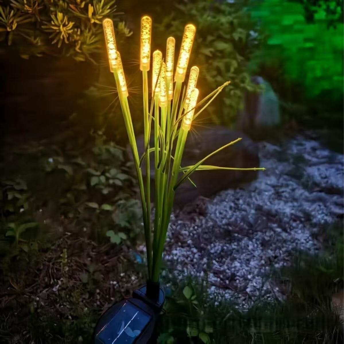 REEDLIVA – Lampes solaires roseaux pour décoration paysagère extérieure