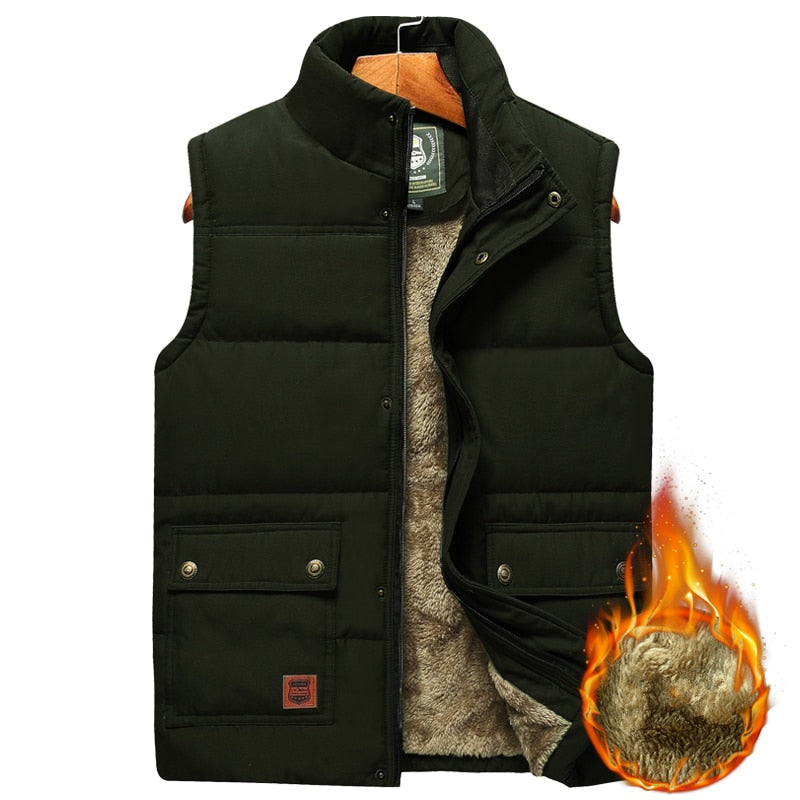 Men's Quilted Puffer Vest – Insulated Sleeveless Jacket with Water-Resistant Shell for Cold Weather, Casual Wear & Outdoor Activities