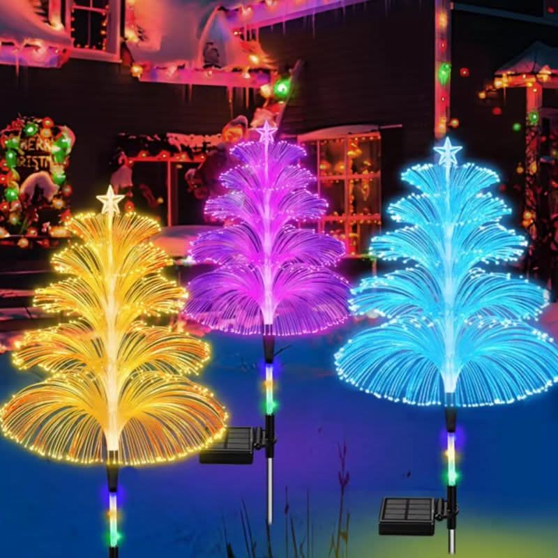 JELLYLIVA – Guirlandes solaires méduse pour décoration extérieure