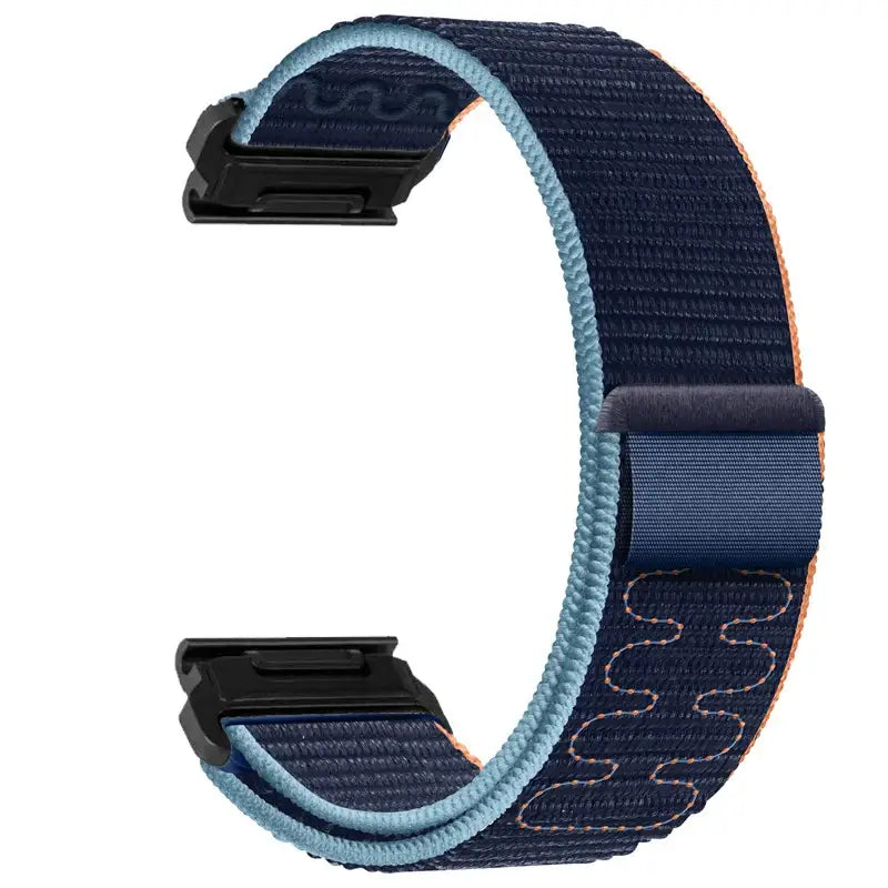 Adjustable Nylon Hook-and-Loop Smartwatch Band – Breathable Sports Strap for Fitness Tracking