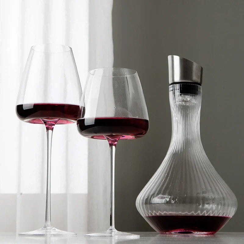 Elegant Crystal Wine Glass Set with Lead-Free Design | Luxurious Drinking Experience for Special Occasions