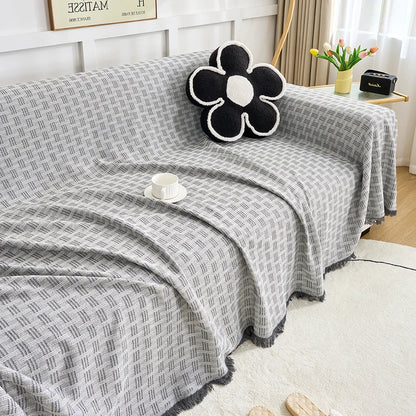 Housse de canapé réversible pour grands modèles – Lavable en machine, douce et protection pour dossier haut