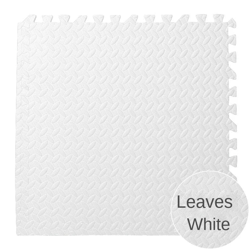 Interlocking Foam Floor Tiles 12x12 Inch Non-Slip Cushioned Baby Crawling Mat for Nursery Playroom Kids Activity Area Water-Resistant EVA Pu