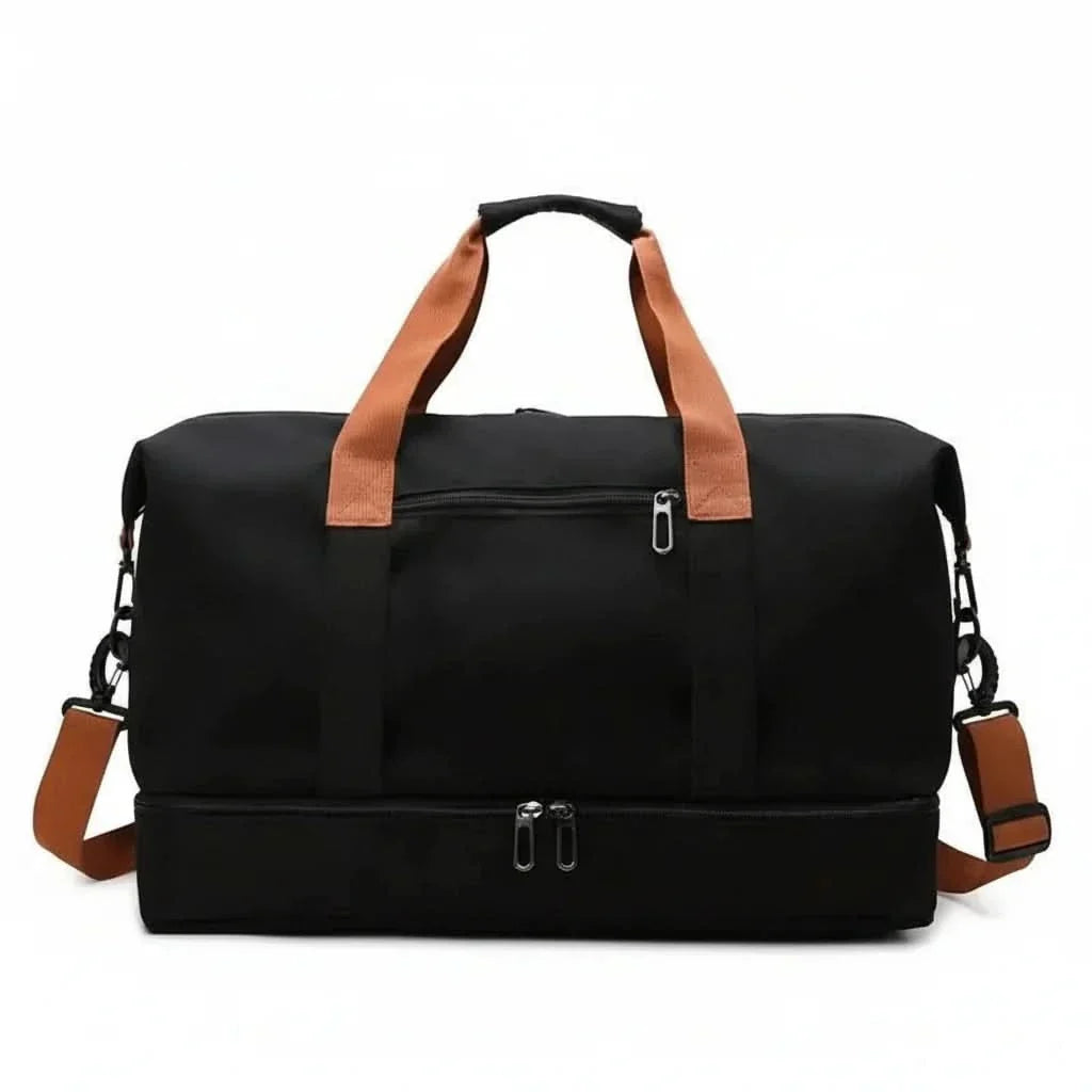 Weekender Duffel with Separate Shoe Pocket and Wet Gear Storage for Training, Sports and Travel