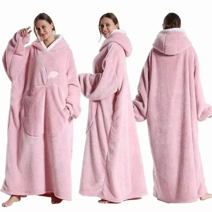 HOODSNUG – Hooded Wearable Blanket for Cozy Comfort